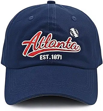Classic Vintage Embroidered Fashionable Baseball Cap for Men Women Teenager Cap City Hat Adjustable with Gift Box