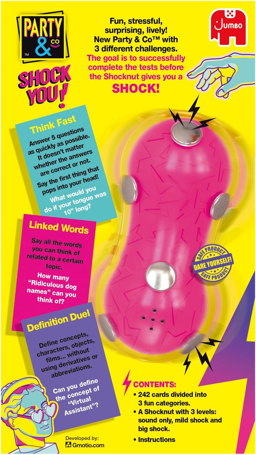 Jumbo Party & Co. Shock You - The Fun Packed Multi Challenge Shock Game, +16yrs