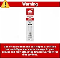 Vista 4 de Botella de tinta negra genuina Canon GI-23, compatible con impresoras Megatank G620