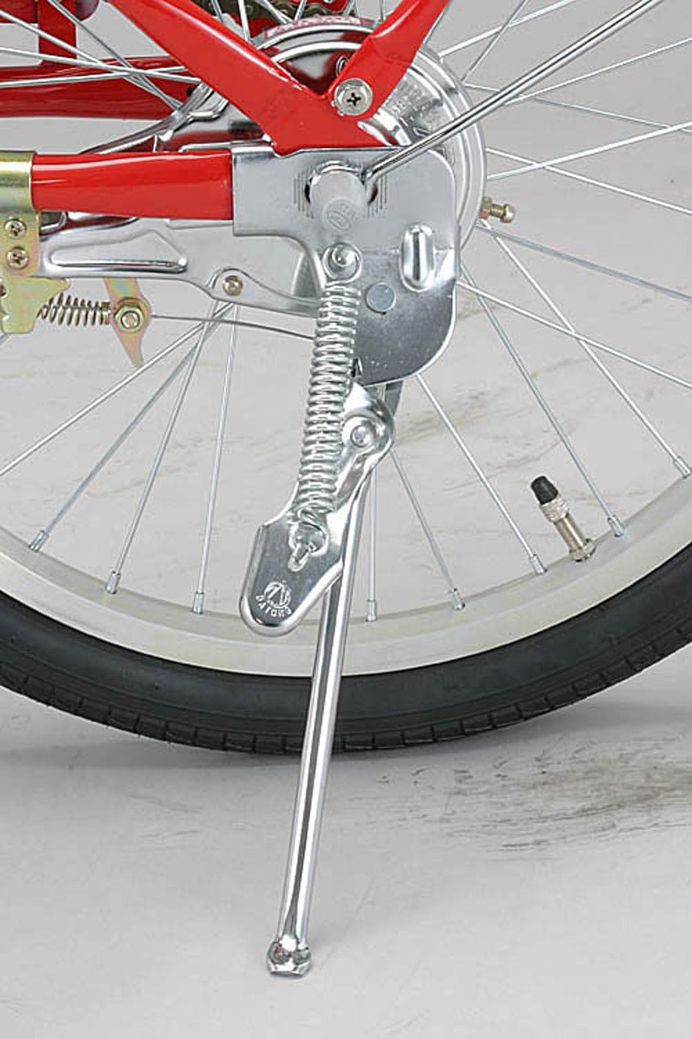 20インチオレンジタイヤ折りたたみ自転車[リアキャリア/前後フェンダー標準装備] ブラック 【下り】 OF-2