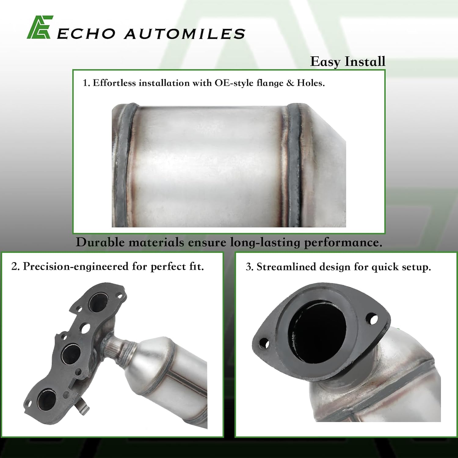 Left & Right Catalytic Converter Compatible with Toyota Camry 2002-2006 3.0/3.3L,Solara 2004-2008, Lexus ES300 2002-2003, ES330 2004-2006 Catalytic Convertor EPA Compliant 641525