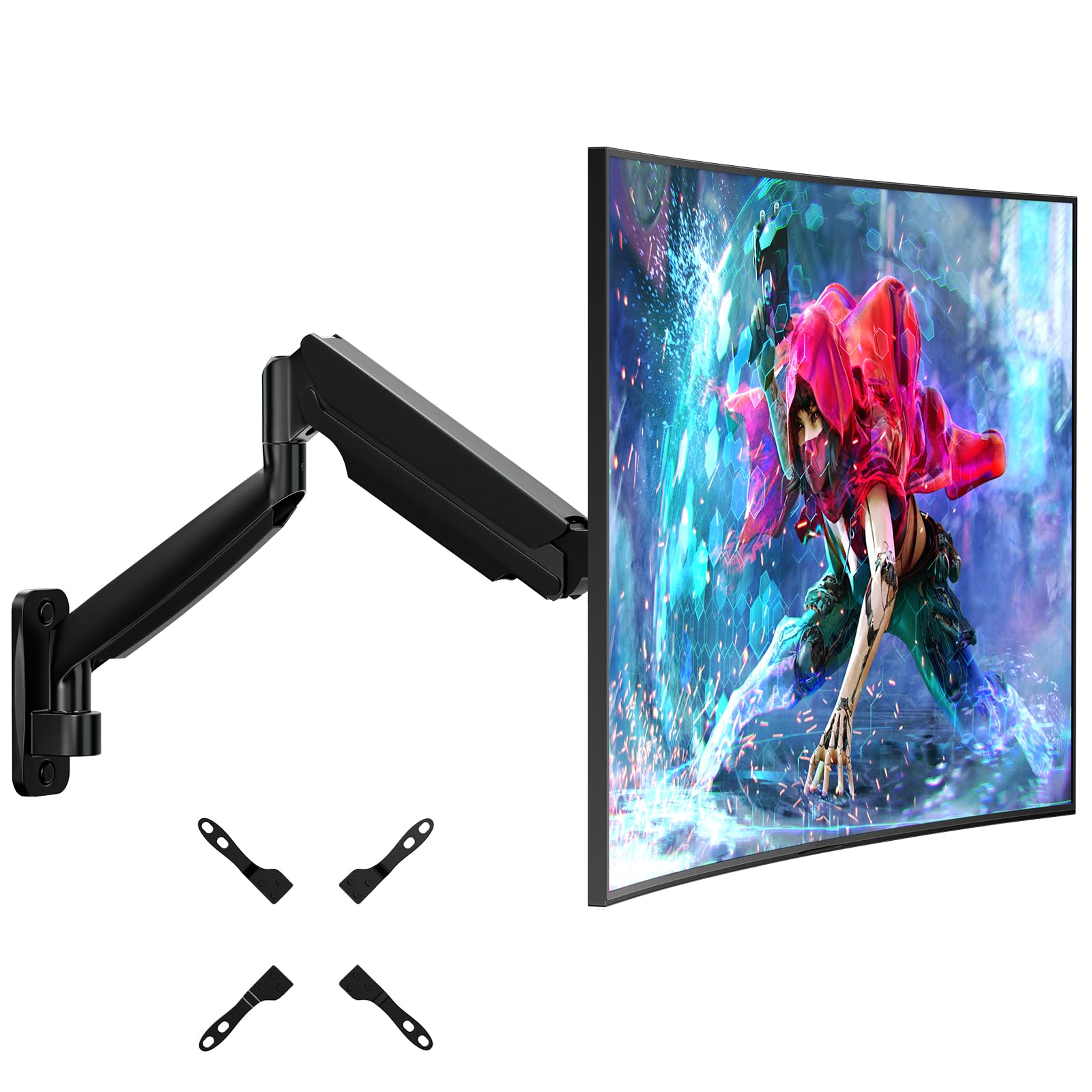monitor壁挂架17至45寸兼容VESA 75/100/200mm
