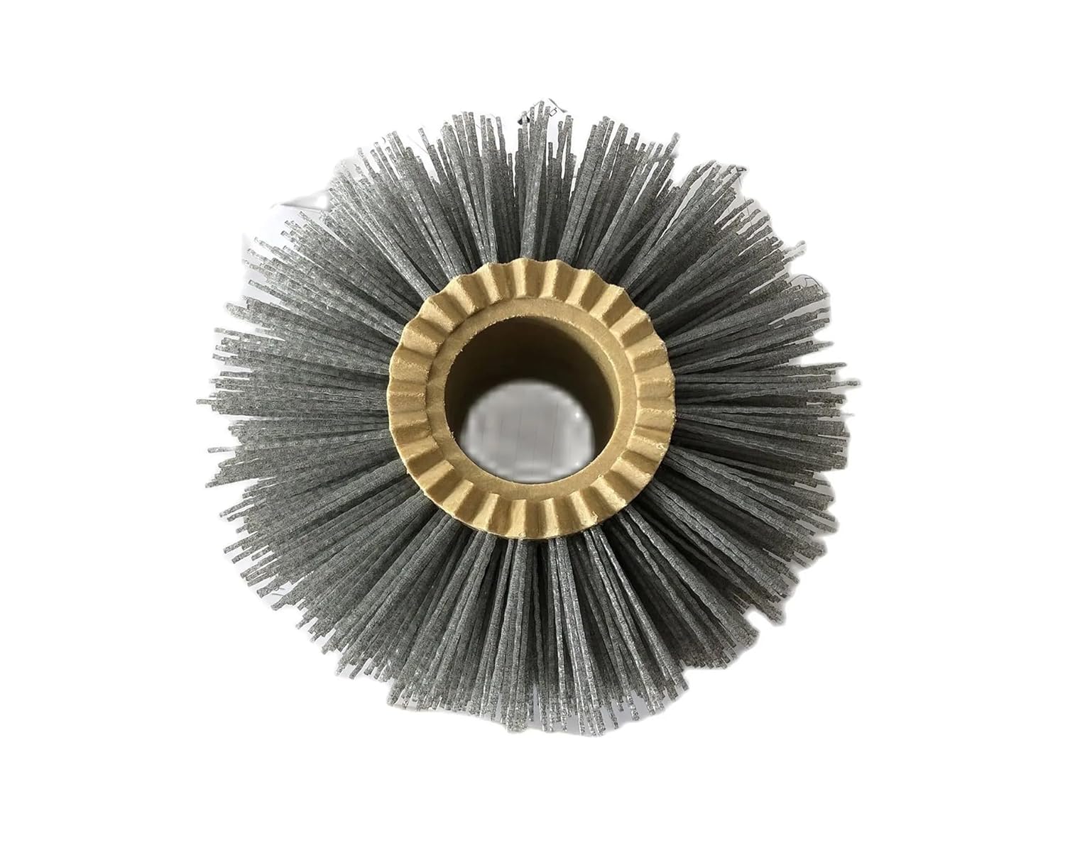 Antique Brush Roller Silicon Carbide Brush Hollow Brush Wheel Cleaning Round Brush Customized Abrasive Brush for Polishing Stone(400)