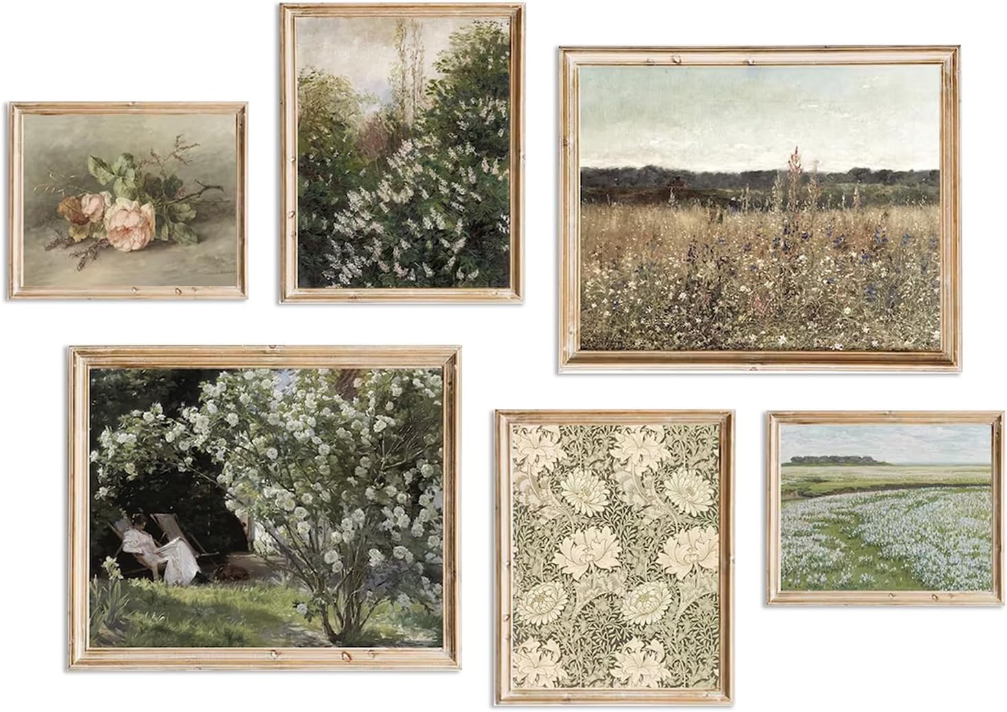 Vintage Wall Art Floral Wall Decor