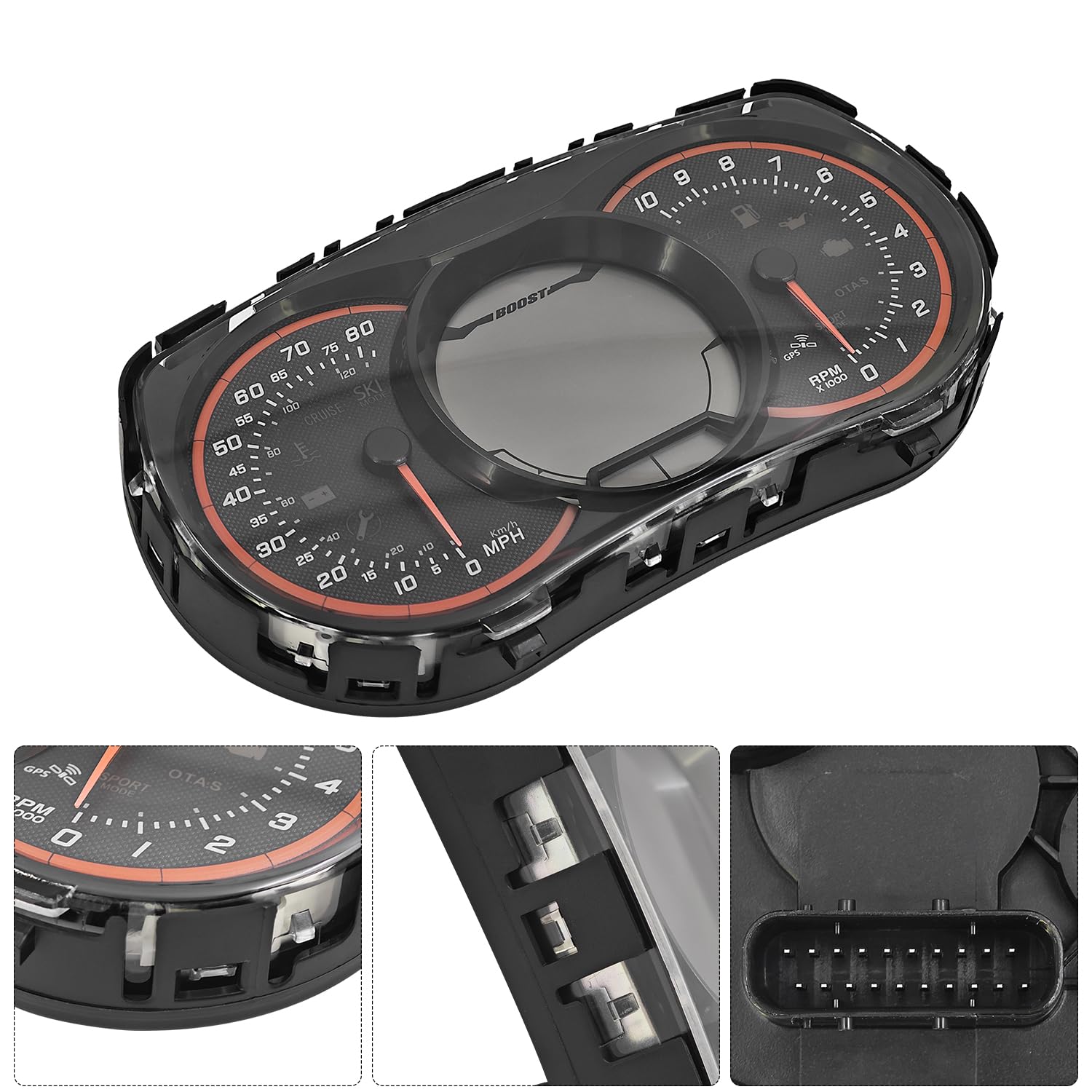 278002961 LCD Gauge Instrument Cluster Assembly Compatible with Sea-Doo RXP-X RXT-X AS 260 260RS 2012-2013 Replace 278002716 995656