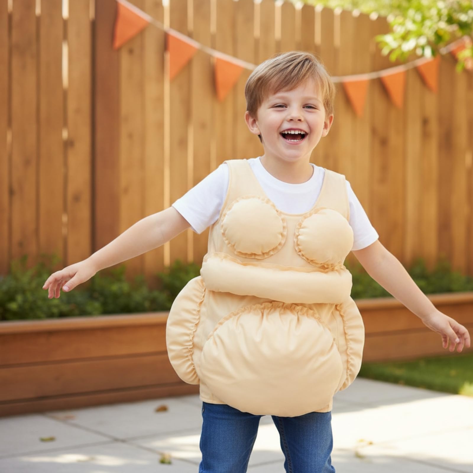 Traje Acolchado de Adulto Disfraz de Cosplay Acolchado Cuerpo Voluminoso Tipo Halter en Poliéster Ligero Adecuado para de Temáticos Animación de Fiestas