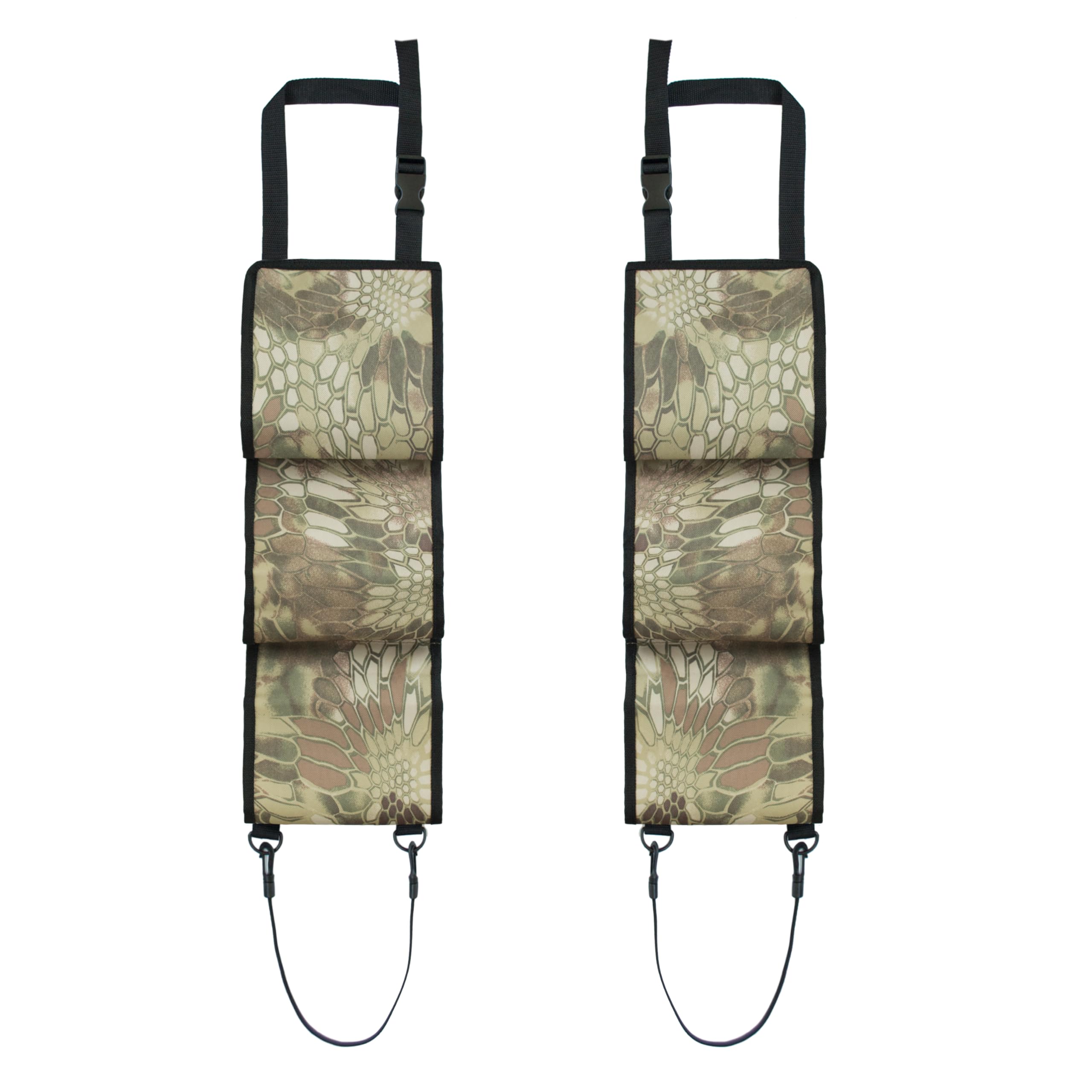 liyidaing Seat Back Gun Sling Rack to Storage Organizer for 3 Guns, Rifles, Shotguns in Cars, Trucks & SUV for Hunting Sports Camouflage Car Storage in Pair Truck Gun Rack
