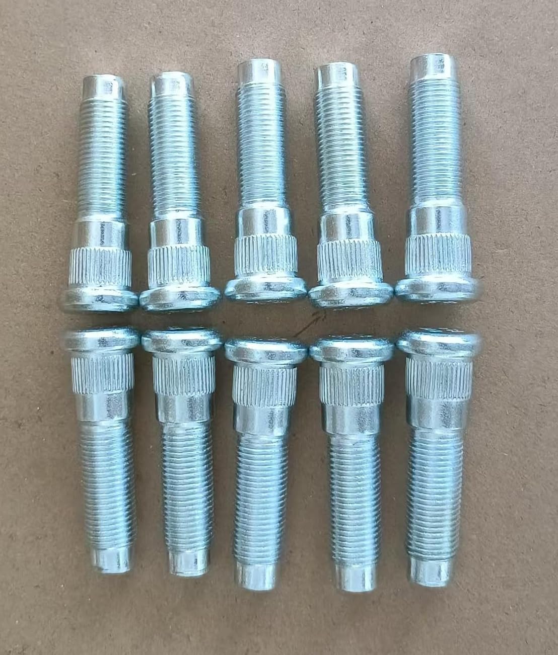 10PCS 9/16-18 Thread Wheel Stud Bolt 610-389 -0.666 in. Knurl, 2.34 in. Length Compatible with 1999-2010 Dodge Ram 1500, 94-99 RAM 2500 Pickup, 99-03 RAM 2500 3500 Van