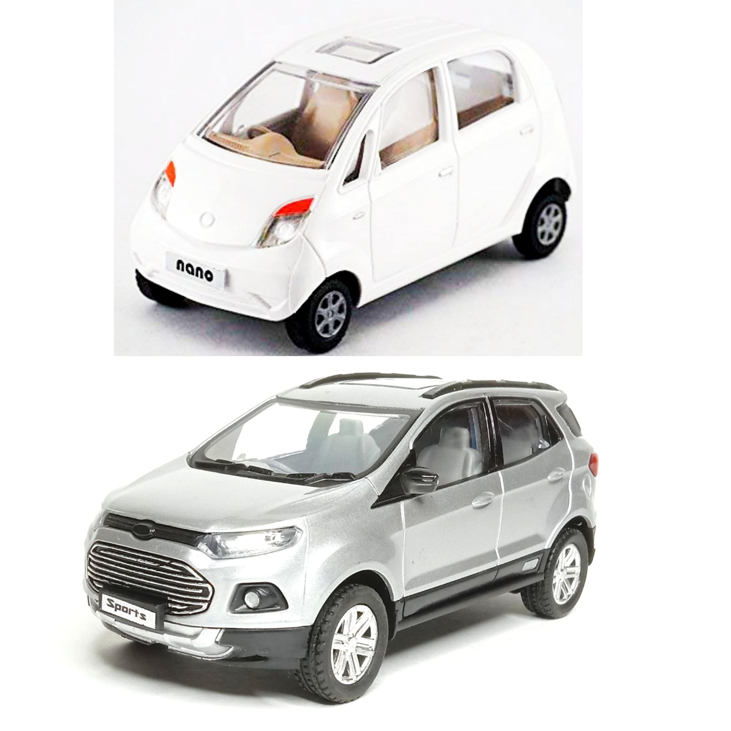 Mukku Magic All New Eca Sport & Tata Nano Car Combo Toys for Boys & Girl Pull Back Model Car (2 -pcs) (Blue & Red) (B0C4BJJY77) Amazon Price History, Amazon Price Tracker