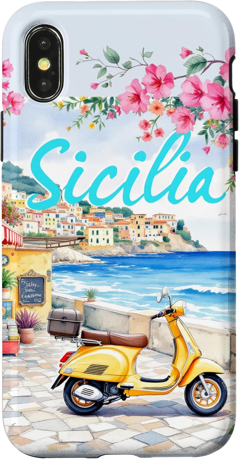 Summer,lemon,Mediterranean,Sicily,Sicilian holiday art Case for iPhone XR