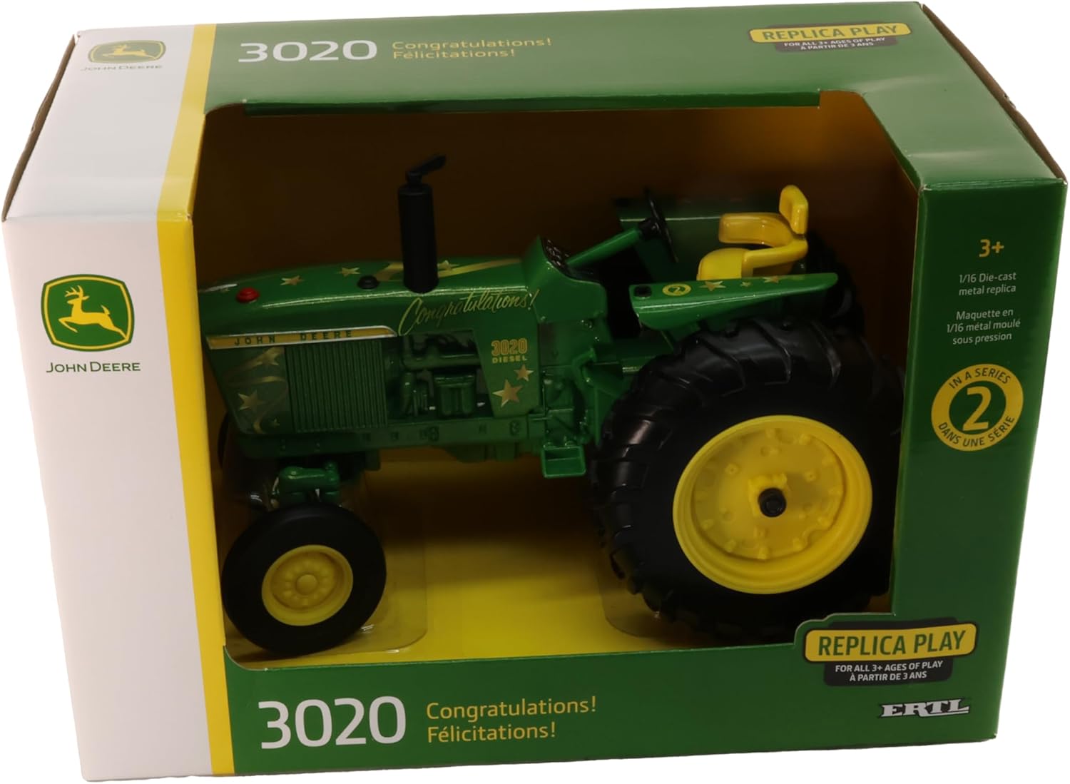 John Deere 1/16 Celebration 3020 Tractor Toy - LP84516