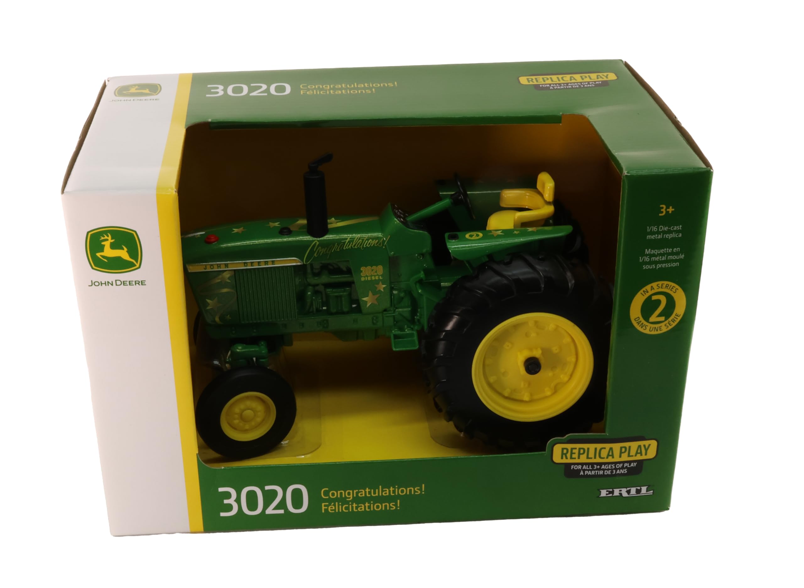 Amazon.co.jp: John Deere 1/16 お祝い 3020 トラクター おもちゃ