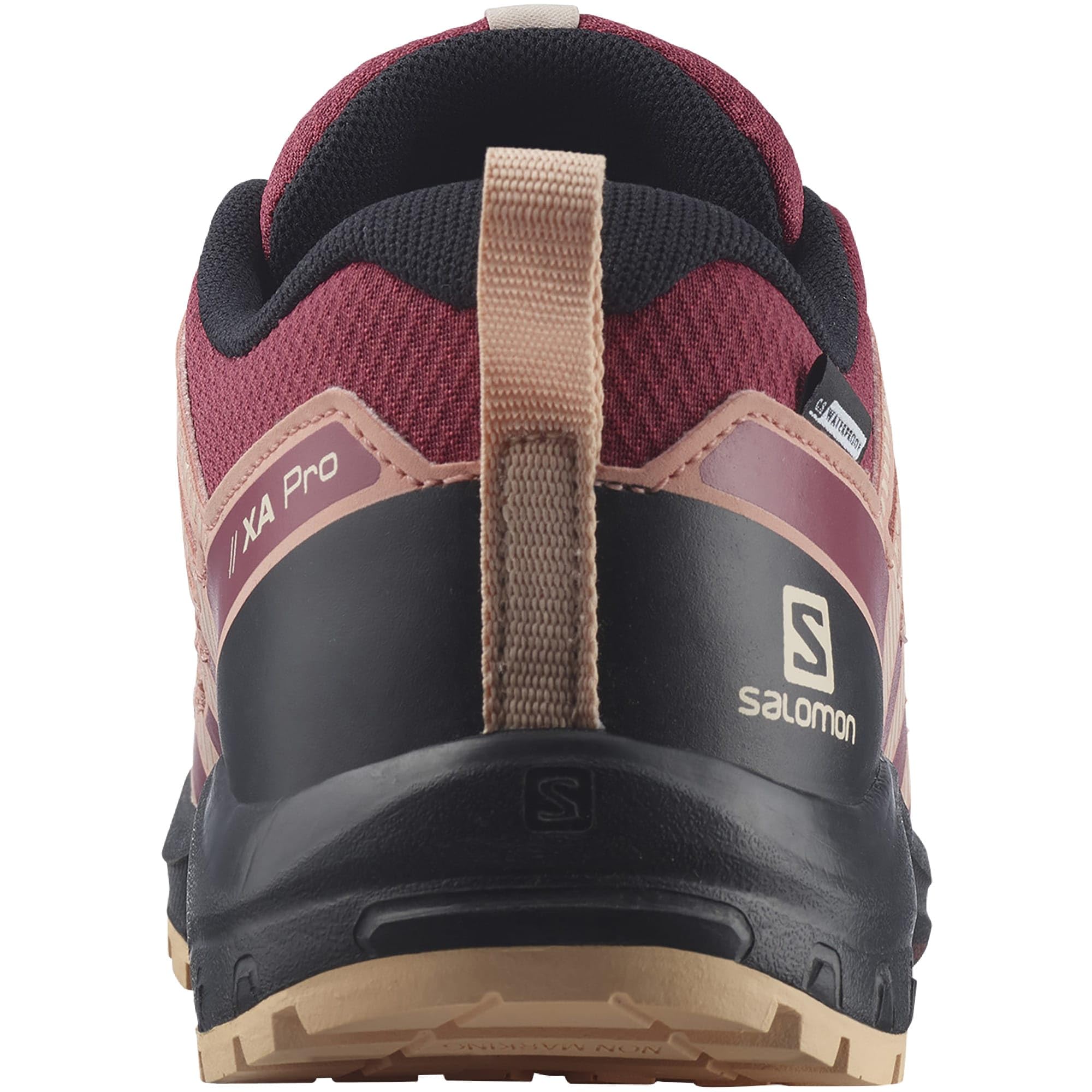 Salomon XA PRO V8 Climasalomon Waterproof Scarpe da Outdoor da Bambini, Calzata precisa, Grip su Tutti i Terreni, Look Sportivo, Earth Red, 32