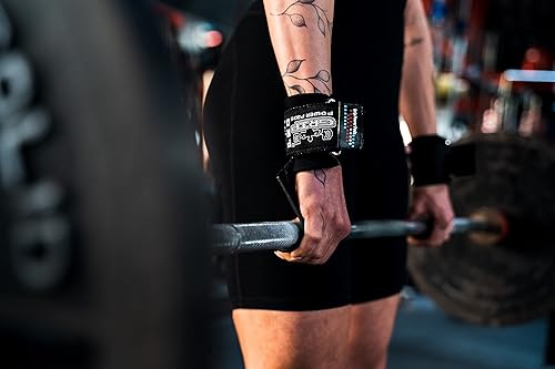 Miniatura 9 de Ganchos de acero para levantamiento de pesas de alta resistencia juego de 2 guantes de entrenamiento acolchados de alta calidad