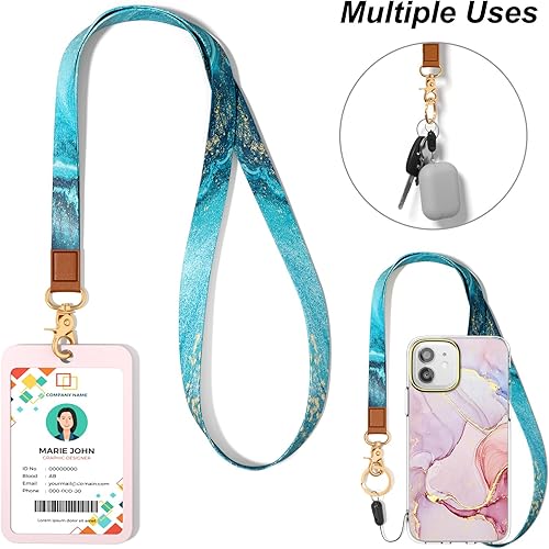 Miniatura 172 de Llavero con cordón para el cuello, correa de cordón larga para mujeres y hombres, llaves de automóvil, insignias de identificación, tarjeta