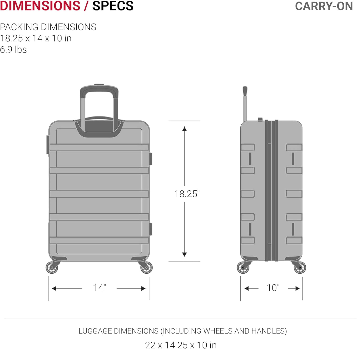 SwissGear 7366 Signature Hardside Expandable Luggage with Spinner Wheels, TSA Lock, Cup-Holder, Pink, Carry-On 19-Inch - Image 7