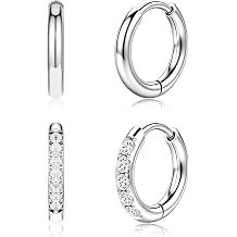 G23 Solid Titanium Huggie Hoop Earrings, Gold, 6/8/10/12MM