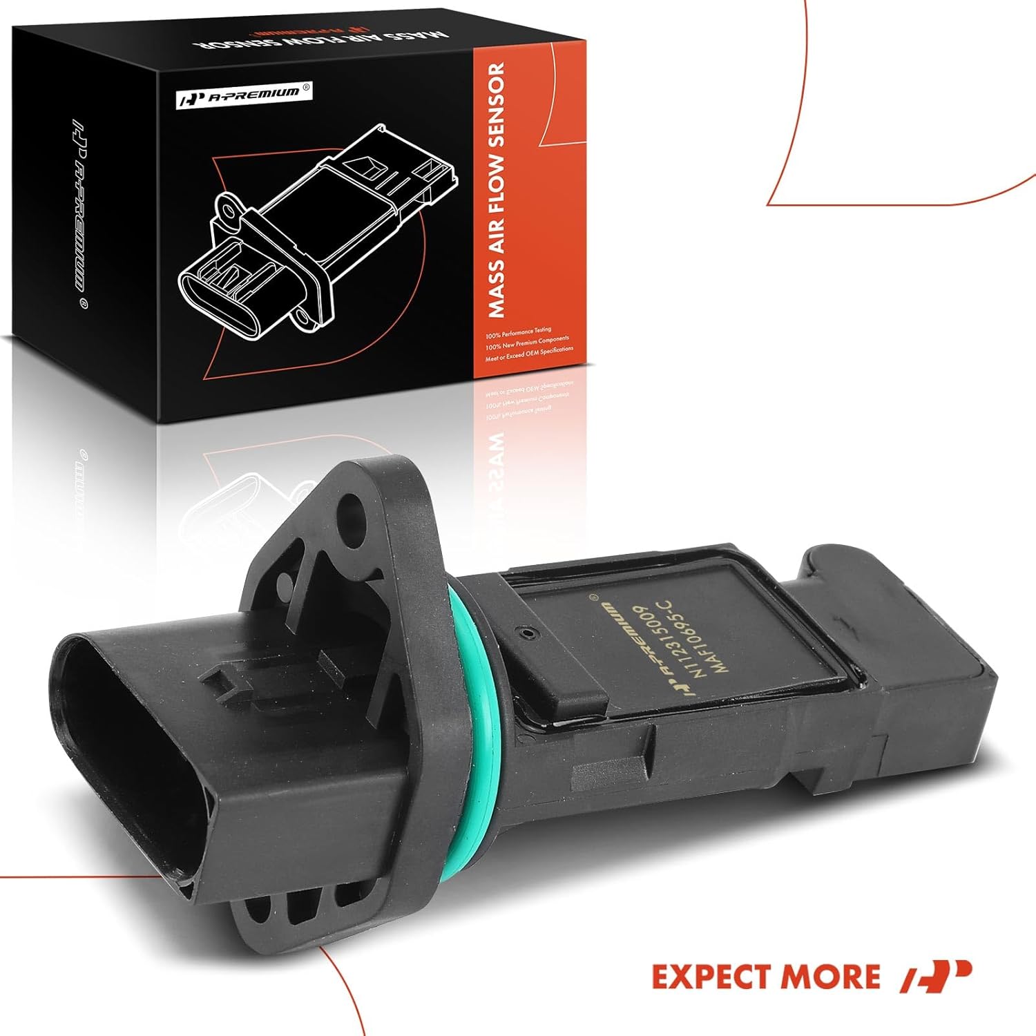 A-Premium Mass Air Flow Sensor Compatible with Audi S4 2004-2009 S6 S8, without Housing, 4.2L