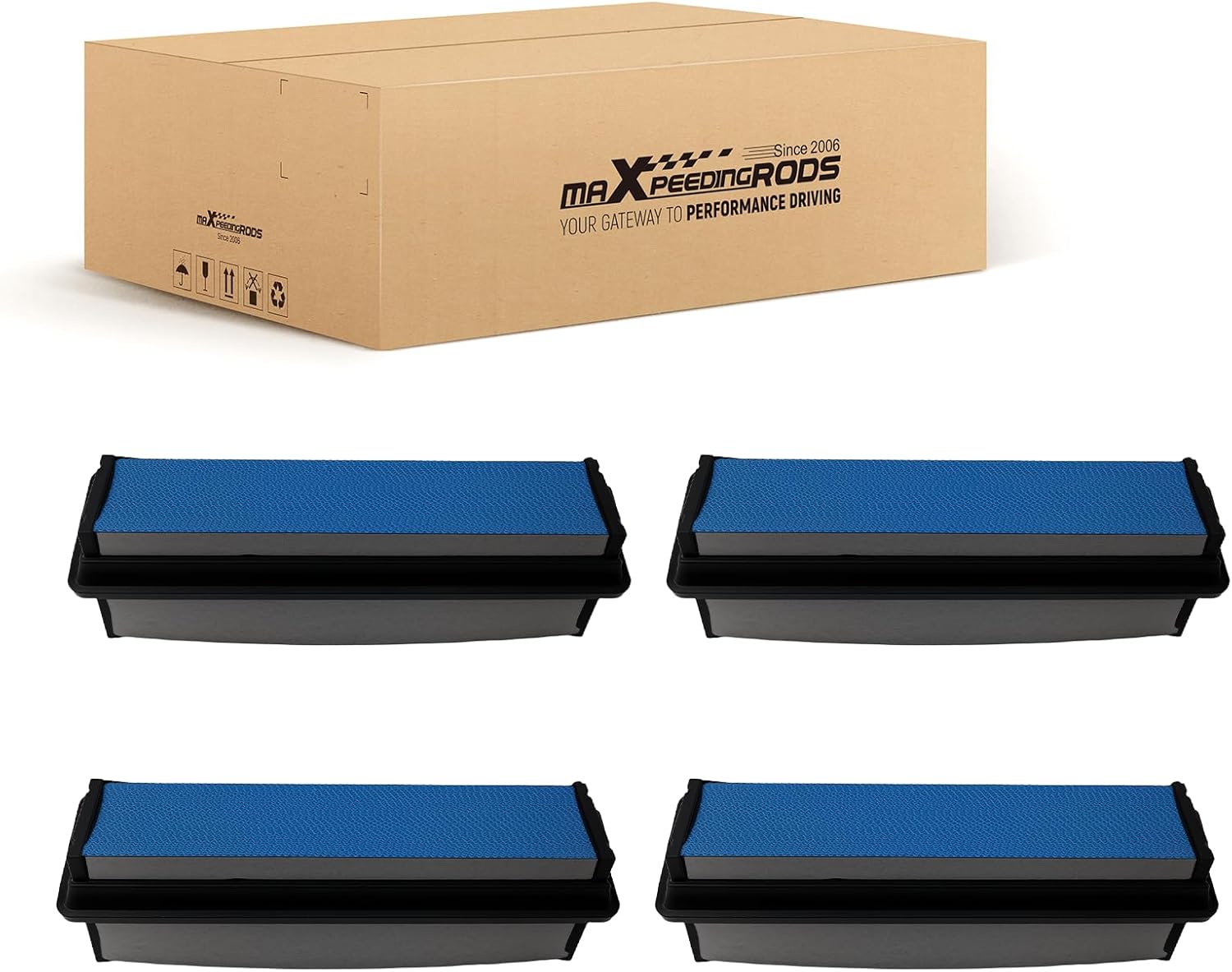 maXpeedingrods 03-42776-010 4 Pack Engine Air Filter Fit for Freightliner Cascadia 2018 2019 2020 2021 2022, Replacement for Donaldson 0342776010