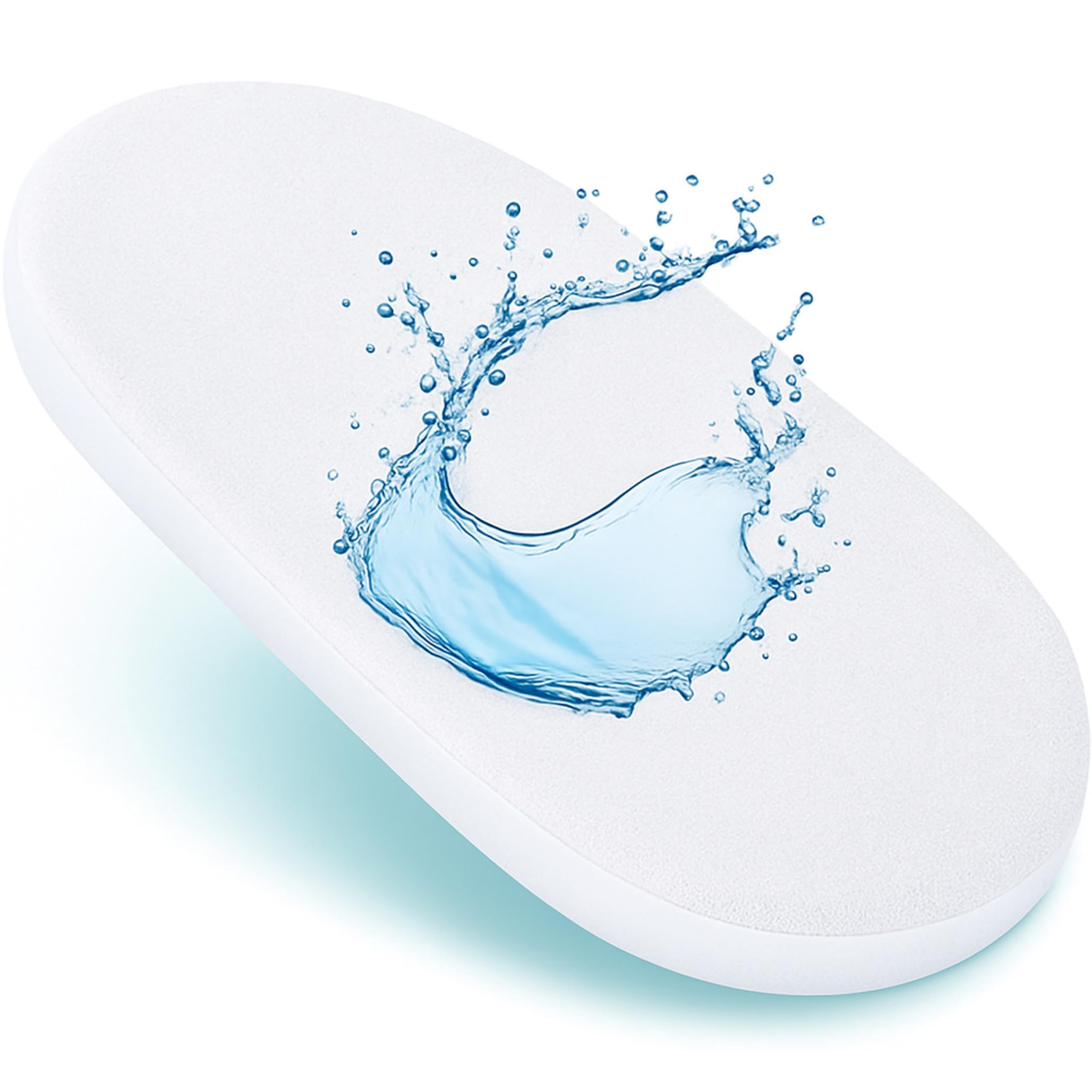 Dudu N Girlie Terry Cotton 100 Percent Waterproof Moses Basket Mattress Protector, 36 cm x 75 cm
