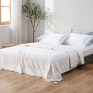 Mommesilk 100% Silk Comforter Queen Summer Lightweight Pure Silk Duvet Insert 87"x90"