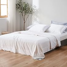 Mommesilk Mulberry Silk Comforter Full Summer Lightweight Pure Natural Silk Duvet Insert Cotton Cover Genuine Silk Filled Quilt White 76" x 87", Net Silk Weight 0.5kg