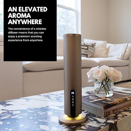 Miniatura 5 de Levona Scent Difusor de aceite esencial Difusor de aire frío, aroma enchufable sin agua con luz nocturna, control por aplicación para el hogar,