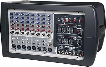 ベイトセット Peavey XR8600D 8 Channel 1200 watt Powered Mixer : Amazon.sg