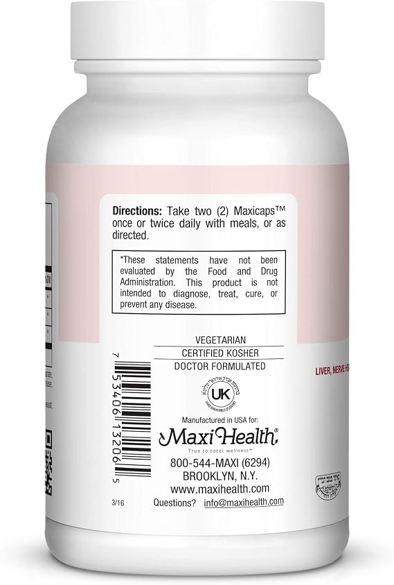 Maxi Lipoic Supreme, 60-Count
