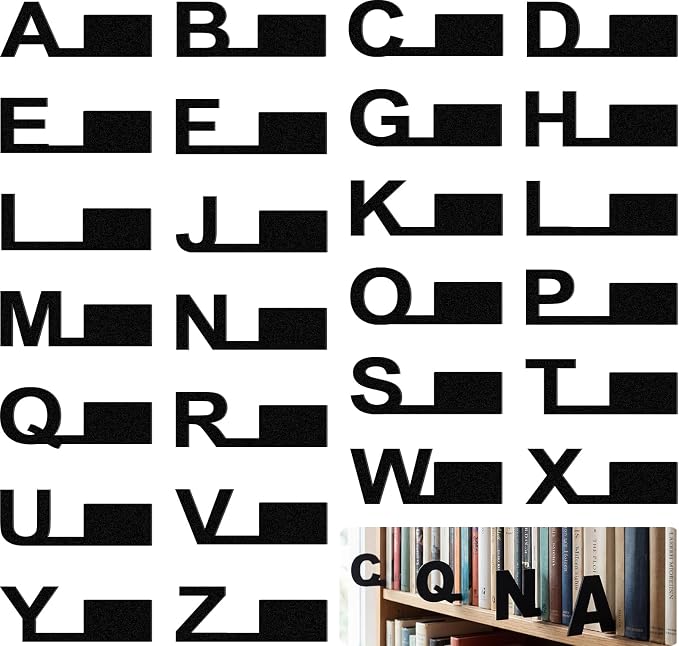Amazon.com : Chuangdi 26 Pcs Vinyl Record Divider A-Z CD Alphabet ...