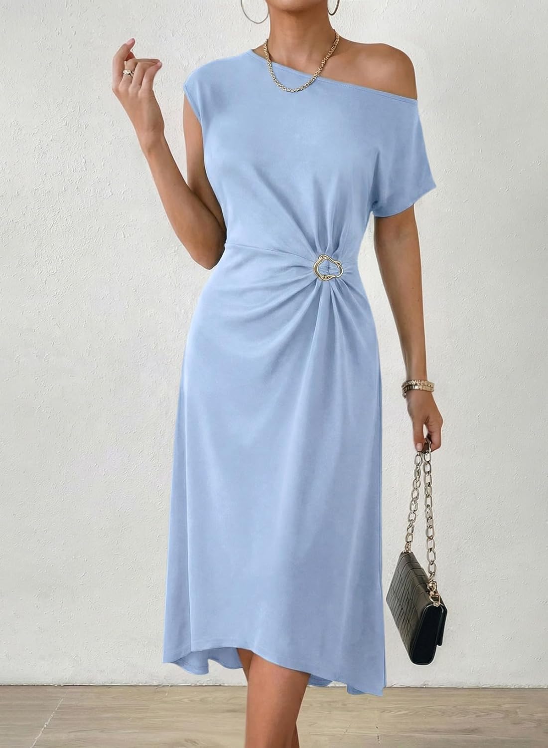 Dokotoo Women's Summer 2026 Casual Crewneck Sleeveless Elegant Wedding Guest Cocktail Party Long Maxi Dress - Image 3