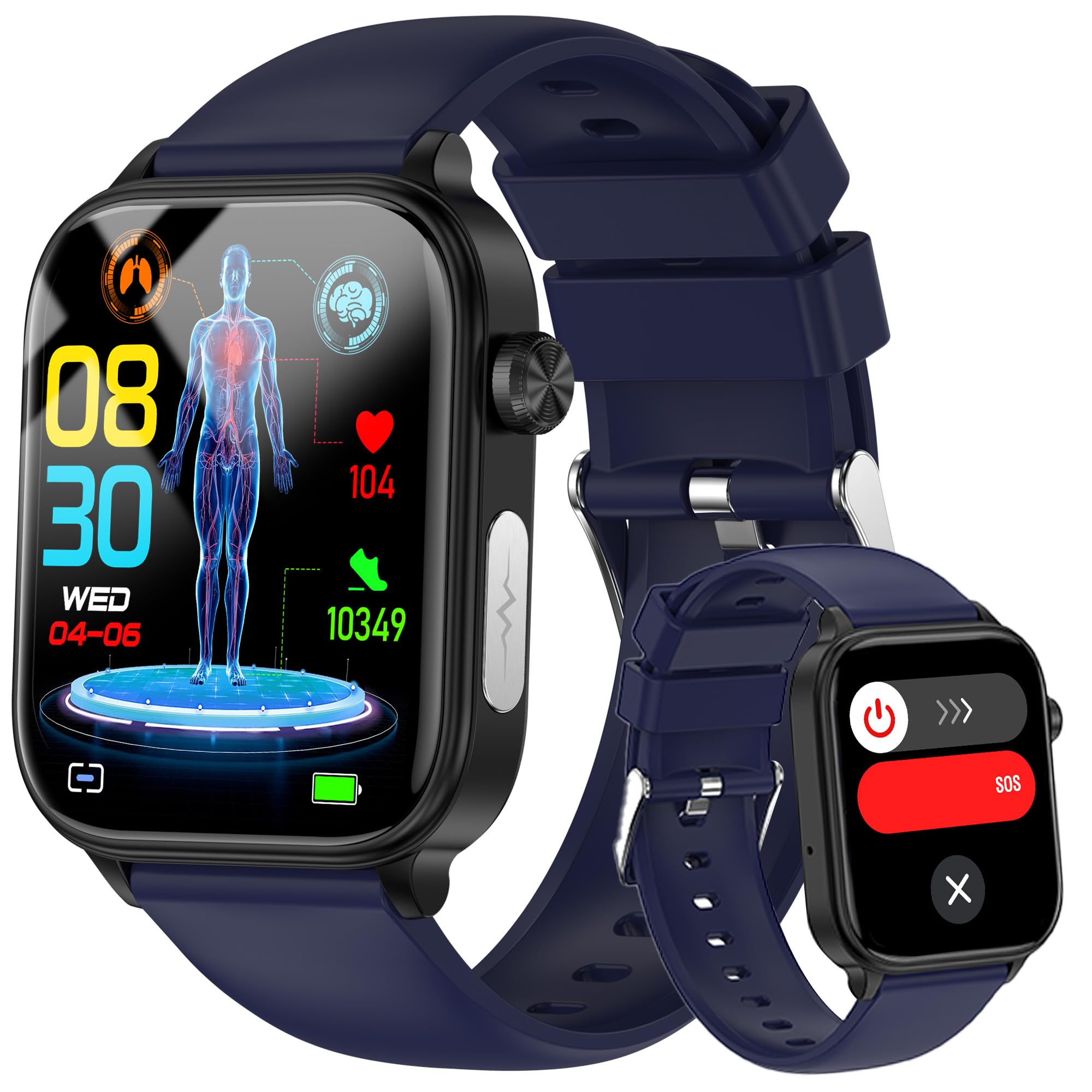 Amazon.com: hellibito Smart Watch for Men Women (Answer/Make Calls