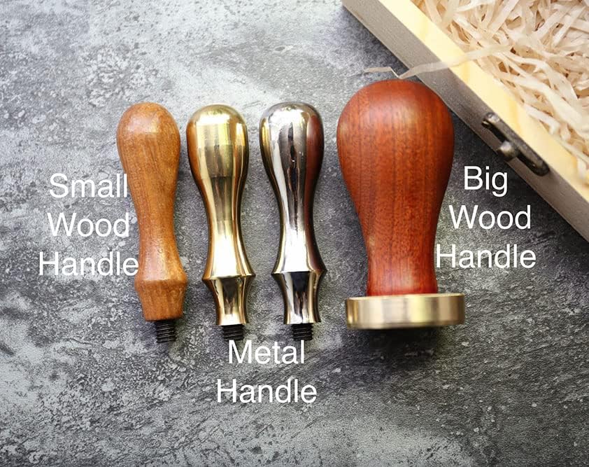 Miniatura 2 de Sello de arcilla personalizado para cerámica y cerámica, sellos de madera para arcilla, sello de jabón de regalo para sellos de polímero de Potter