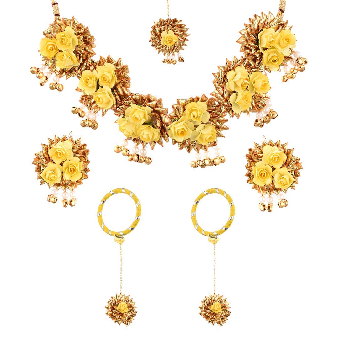 See full amazon price history chart for KENNICE Jewellery Set for Women Floret Gota Patti Necklace, Earrings, Bracelet & Maang Tika for Women & Girls KENNICE Jewellery Set for Women Floret Gota Patti Necklace, Earrings, Bracelet & Maang Tika for Women & Girls (B09PDJJCLP) Amazon Price History, Amazon Price Tracker