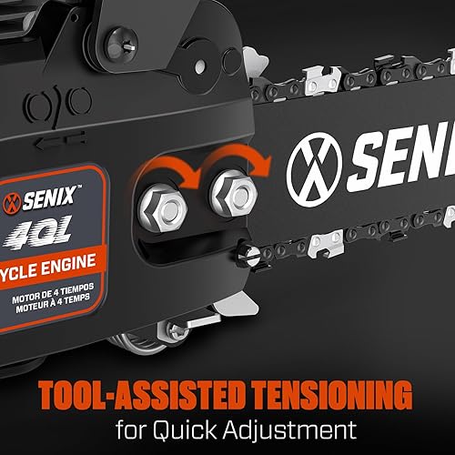 Miniatura 4 de SENIX 4QL - Motosierra a gas de 4 ciclos de 16" 46 cc
