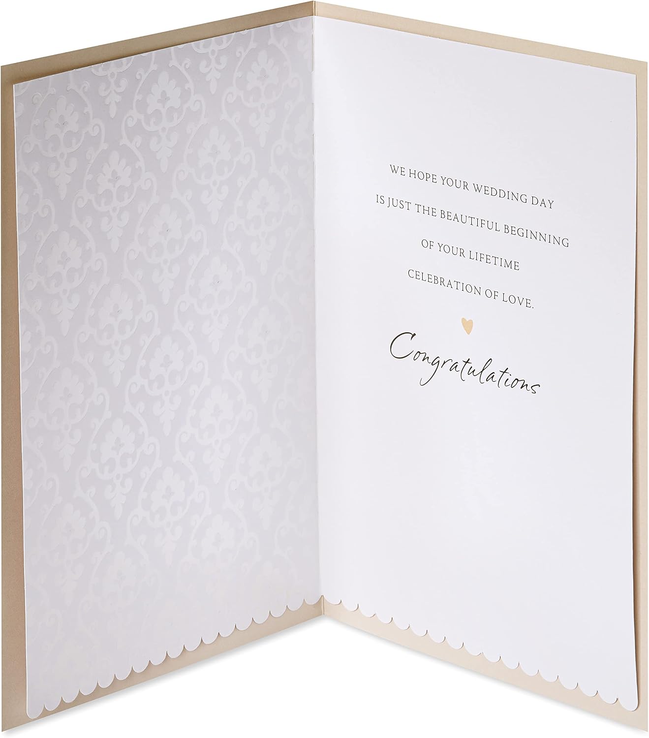American Greetings Wedding Card (Beautiful Beginning)