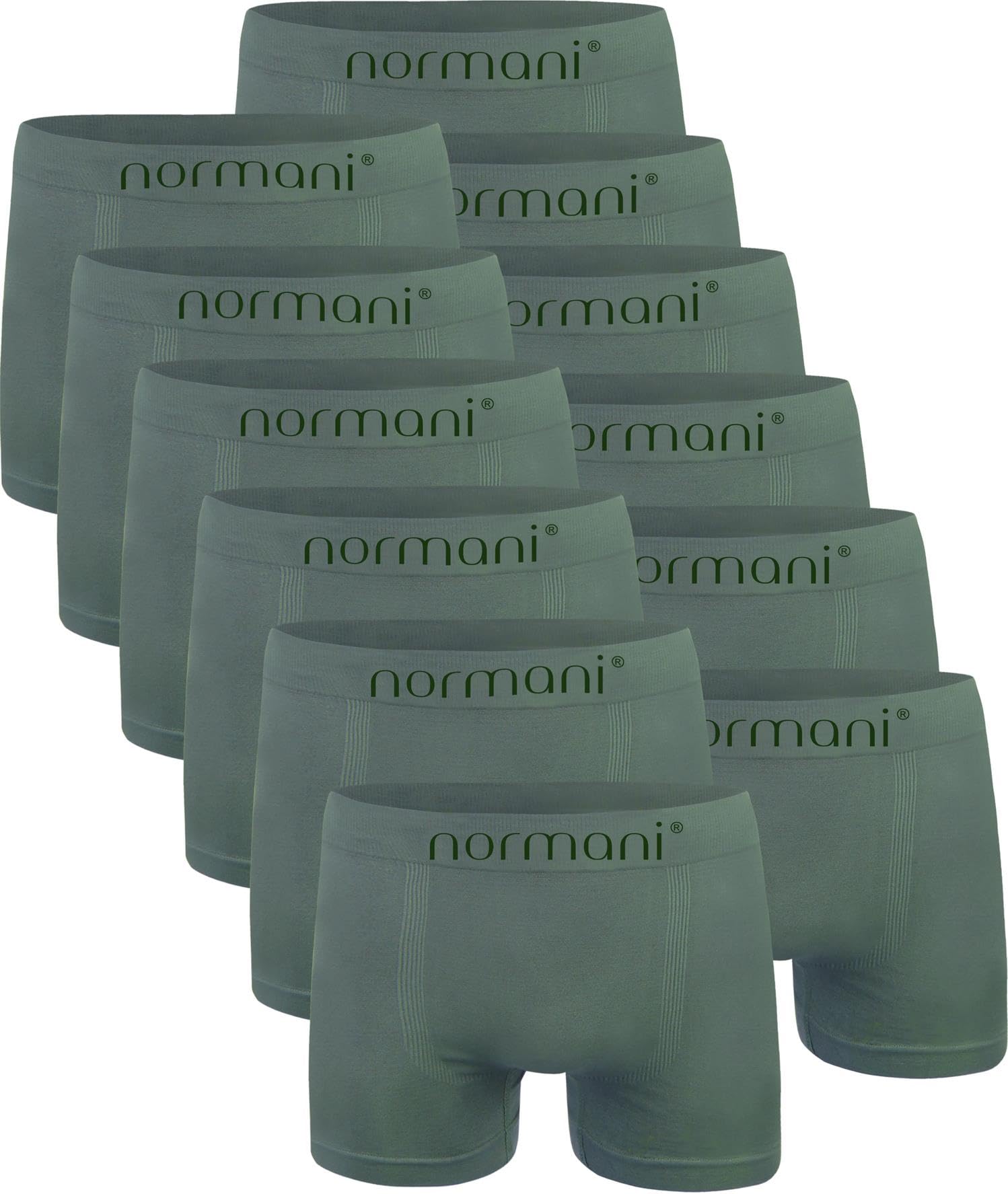 normani 6 oder 12 Mikrofaser-Unterhosen für Herren | atmungsaktive Sport-Funktions-Unterwäsche | Boxershorts | Retroshorts für Männer (Gr. S-3XL)