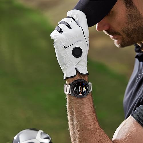 Miniatura 7 de TRUMiRR Correa de reloj de titanio para Fenix 7X Pro Sapphire Solor  6X Pro  5X Plus, correa de reloj de ajuste rápido de 1.024 in correa de metal