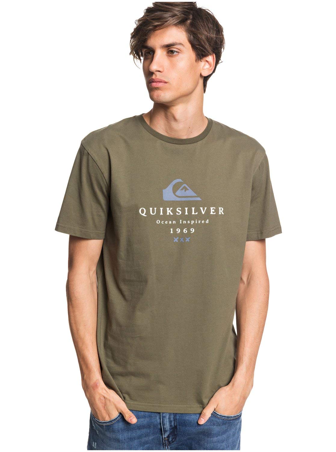 Quiksilver First Fire-Maglietta da Uomo