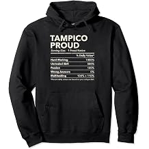 Tampico, Washington Proud Nutrition Facts Pullover Hoodie