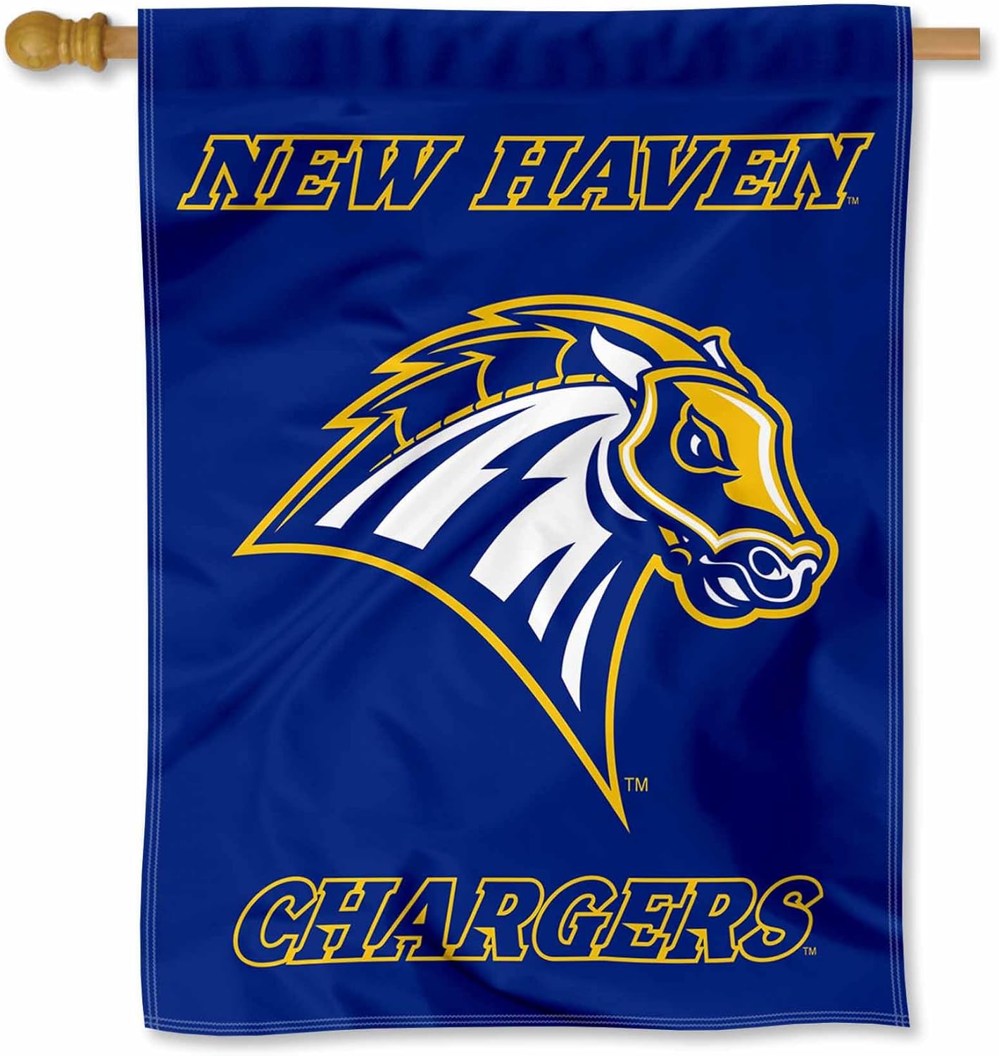 New Haven Chargers Double Sided House Flag