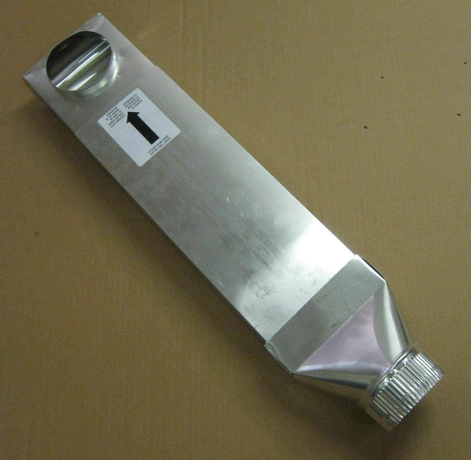 UD48S 4" Dryer Vent Space Saver Aluminun Venting Duct For 90 Inlet Straight Outlet, Courtesy of LITYPEND.
