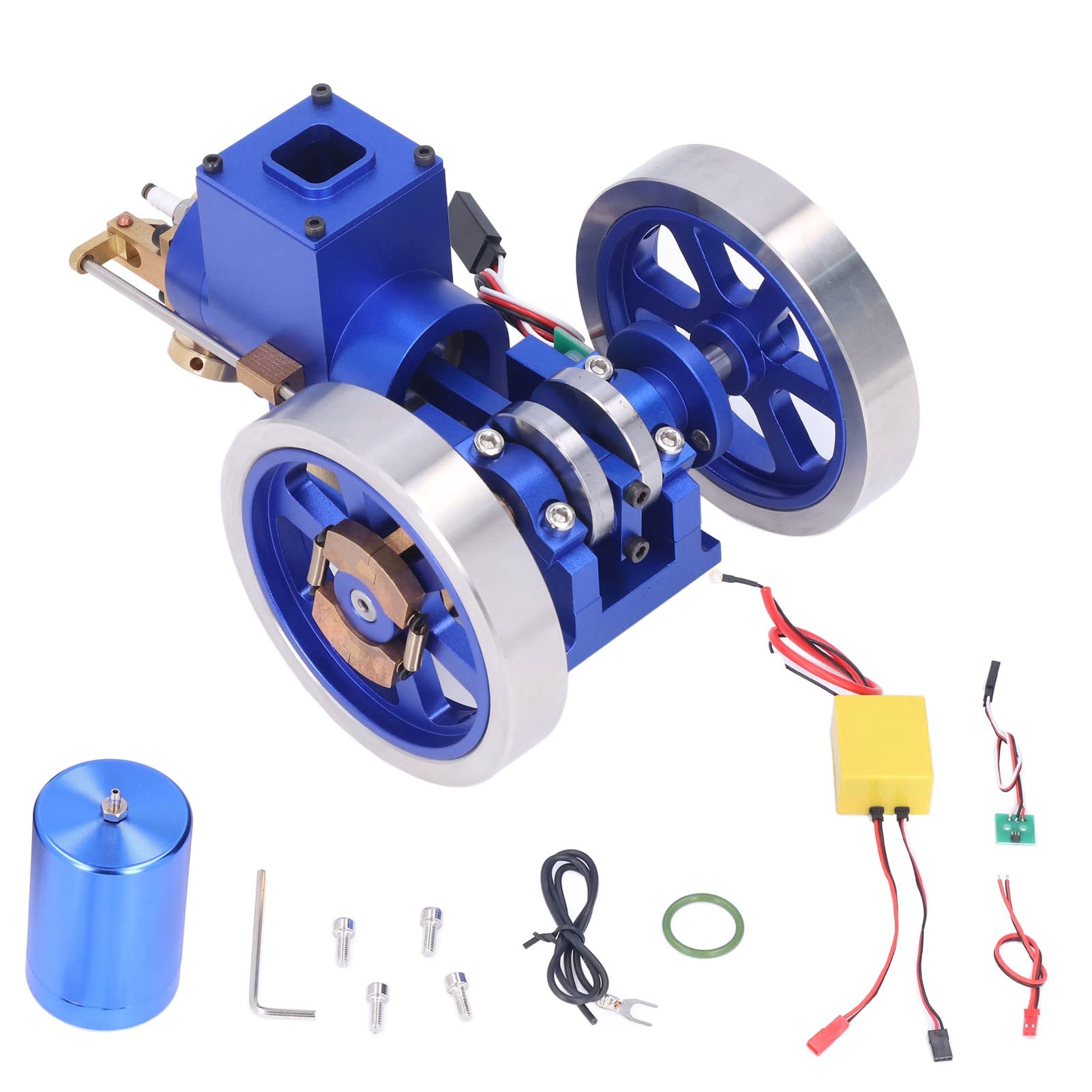 Mini kit modello di motore a combustione interna in metallo di alta precisione, set didattico STEM funzionante a gas per esperimenti di fisica per studenti, insegnanti e ap
