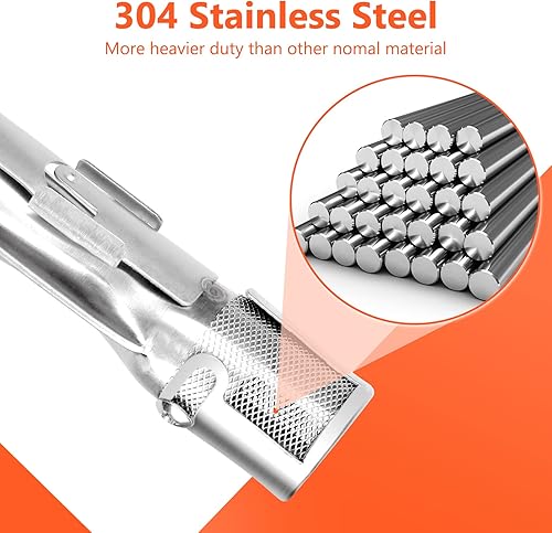 Miniatura 5 de QuliMetal Piezas de parrilla para Weber Genesis 330, quemadores de parrilla para Weber Genesis E330 E320 E310 S310 S320 S330 parrillas de gas con