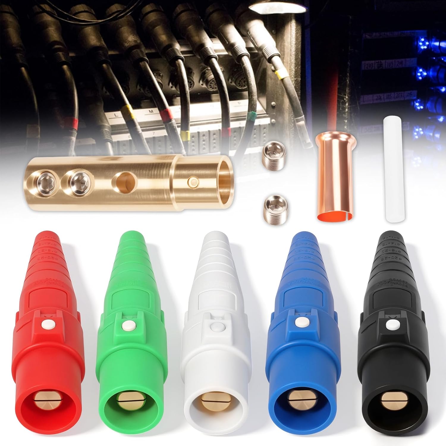 Set de 5 conectores macho Camlock 400A CLS40