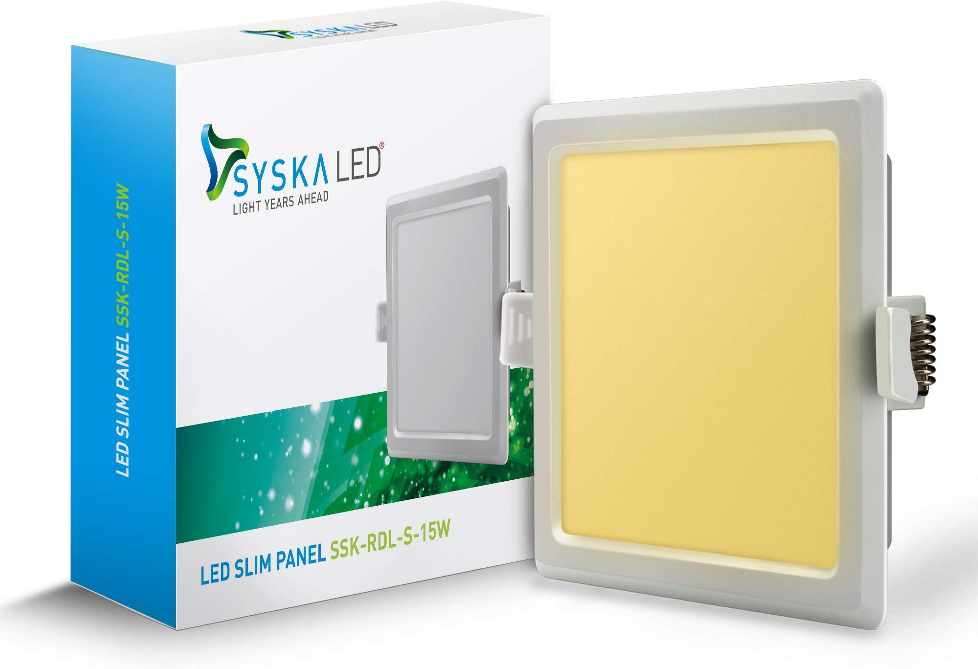 SYSKARdl Led Slim Downlight (Cool Day Light, Polycarbonate) (Yellow, SSK-RDL-S-15W, 1, SSK-RDL-S-15W-3000K)