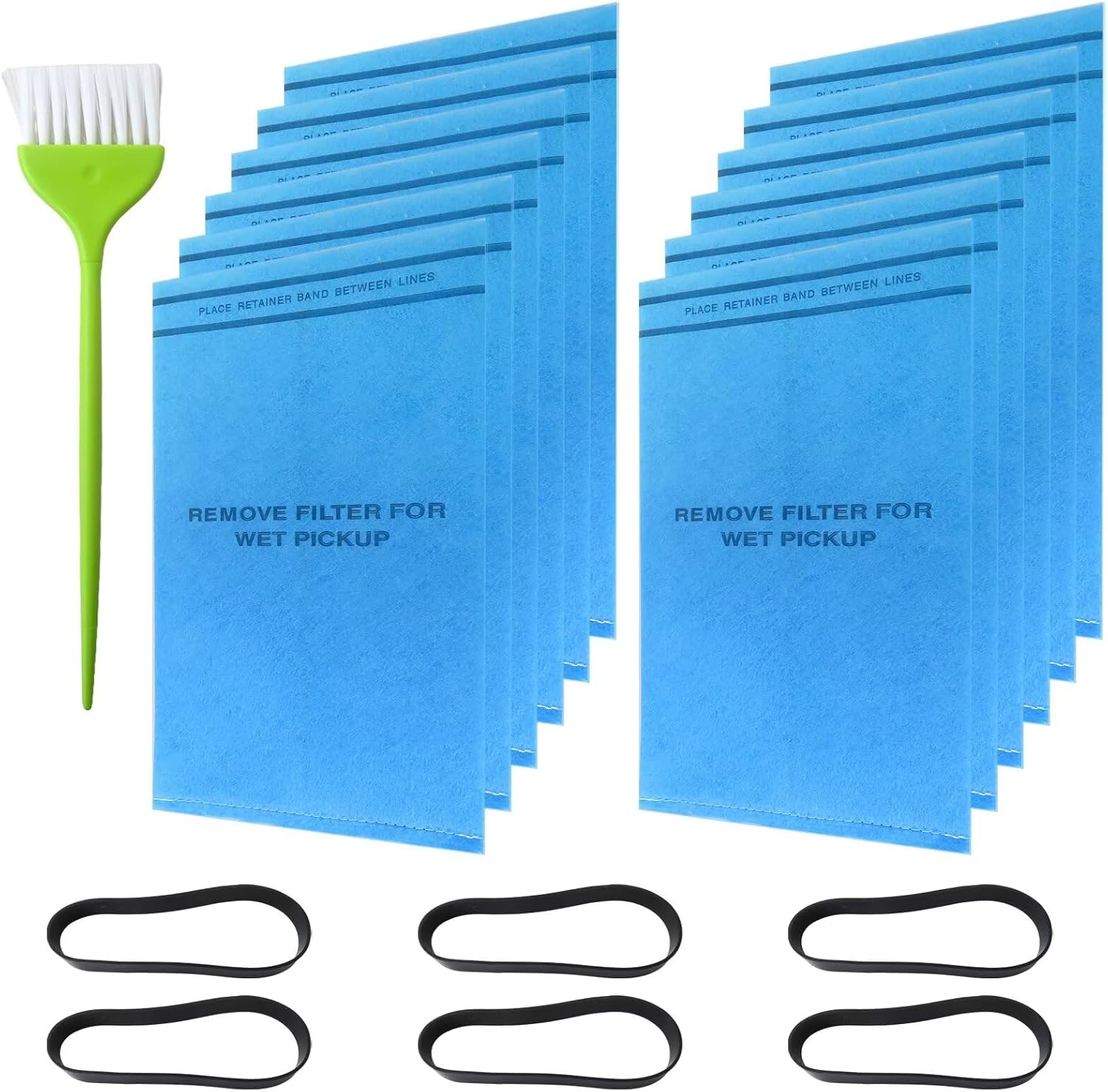 New Professional Wet Dry Vac Filter Bags Set (12 Pack) | for Stinger/W-ORKSHOP/C-raftsman/A-rmor All Models | Replacement for VF2000, WS01025F, 9-38737, AA255 & for 2.5-5 Gallon Bucket Head Vacuums