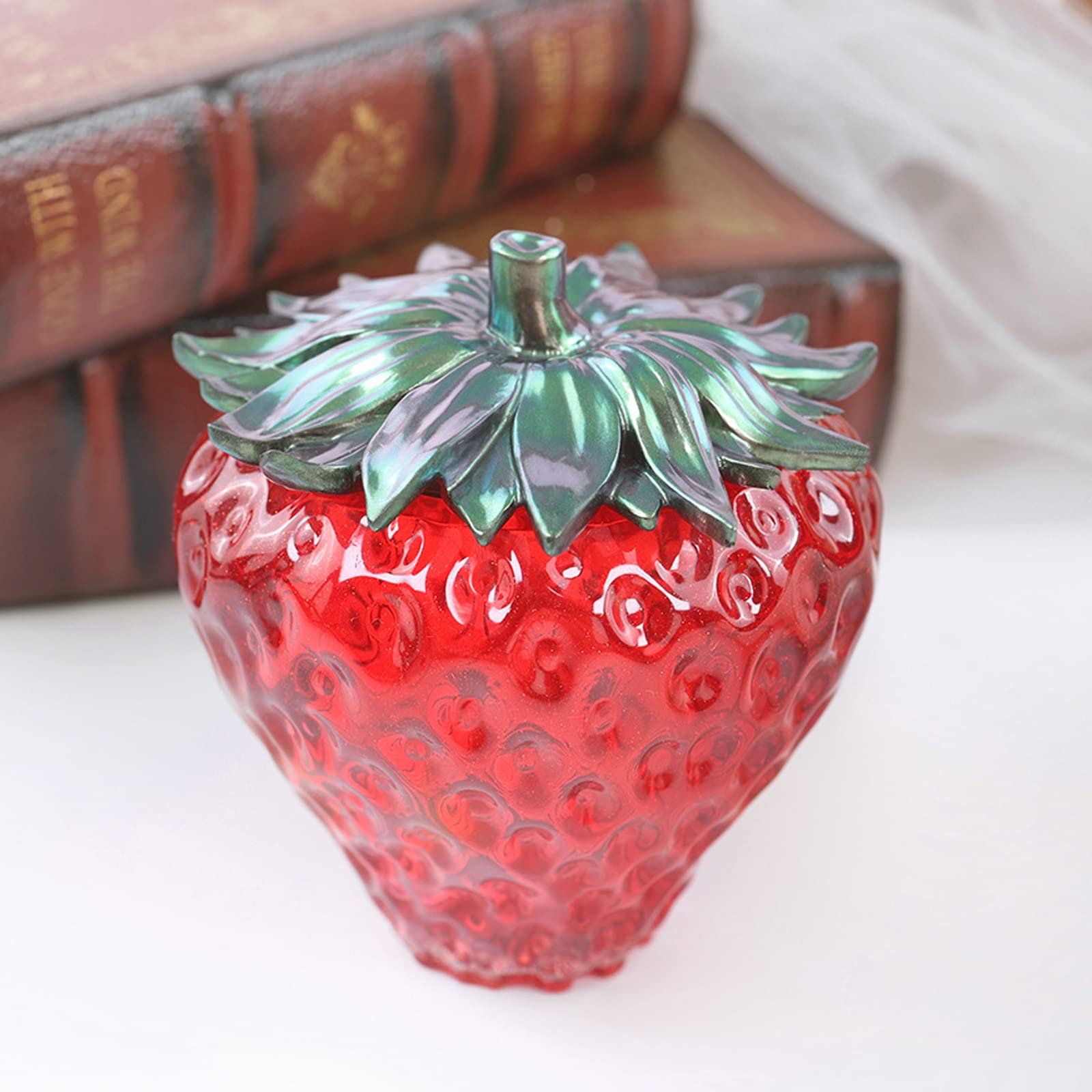 HyzaPhix Moule Silicone Boîte De Rangement Tomate, Rond Moulle