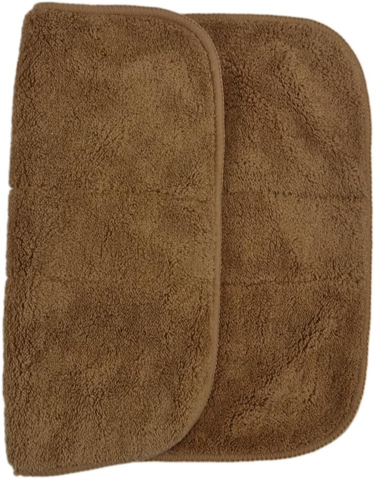 Multipurpose Highly Absorbent Washcloths Kitchen Bath Hands Towels Cars Wash Towels (12, Coffee)
