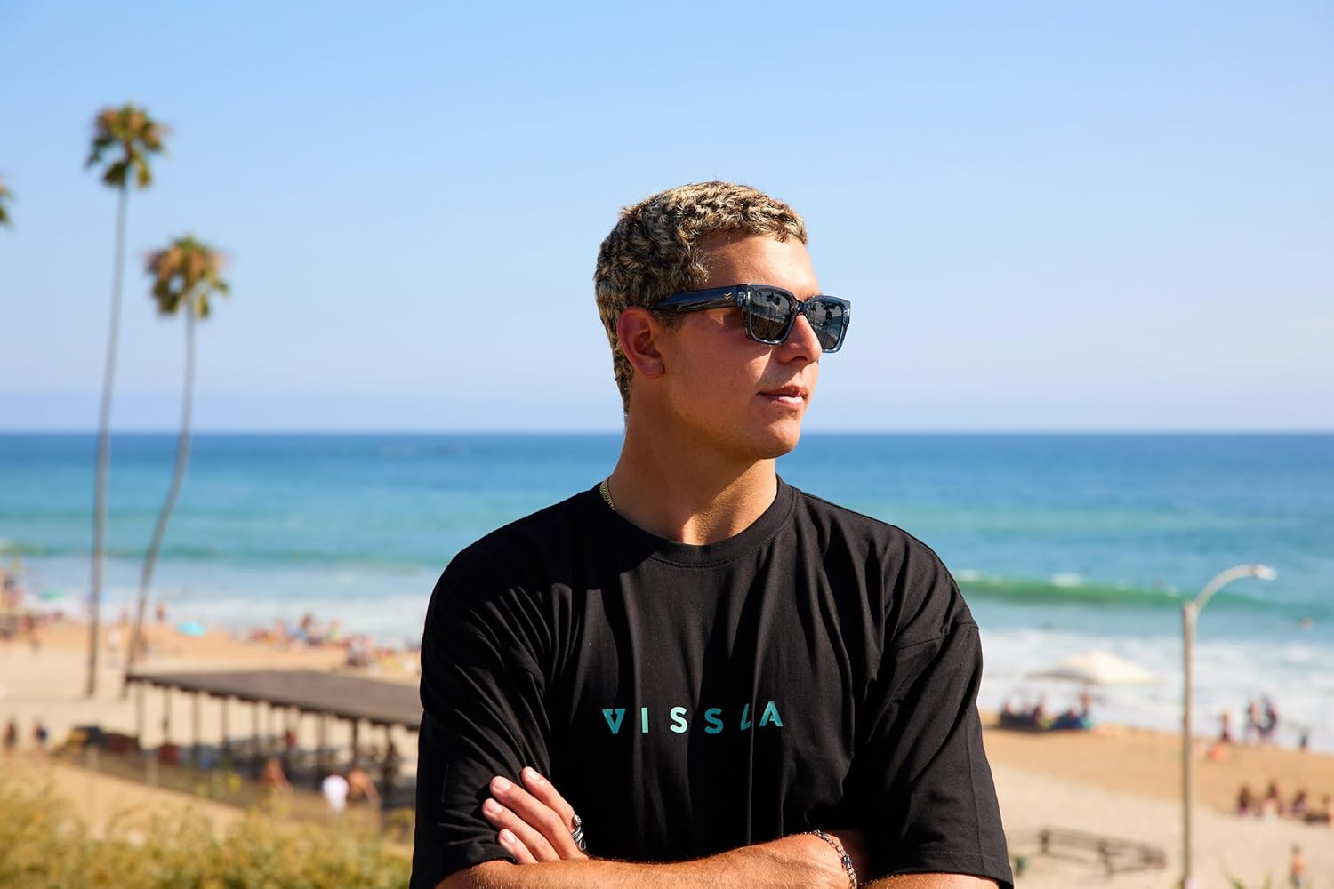 I-SEA Unisex Polarized Sunglasses - Parker - Deep Sea/Smoke - Image 4